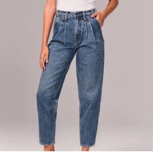 Abercrombie & Fitch Jeans Women's 6/28 80's Mom Jean Ultra High Rise Pleated VTG